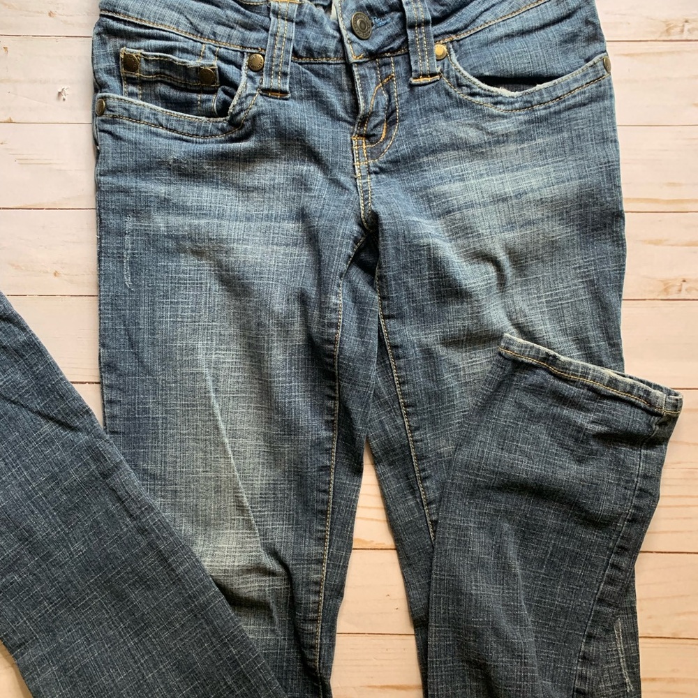 Hydraulic Dark Blue Skinny Jeans